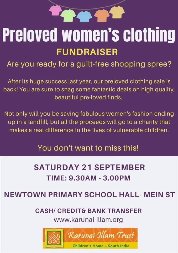 Fundraiser - Pre-loved Women's Clothing Sale